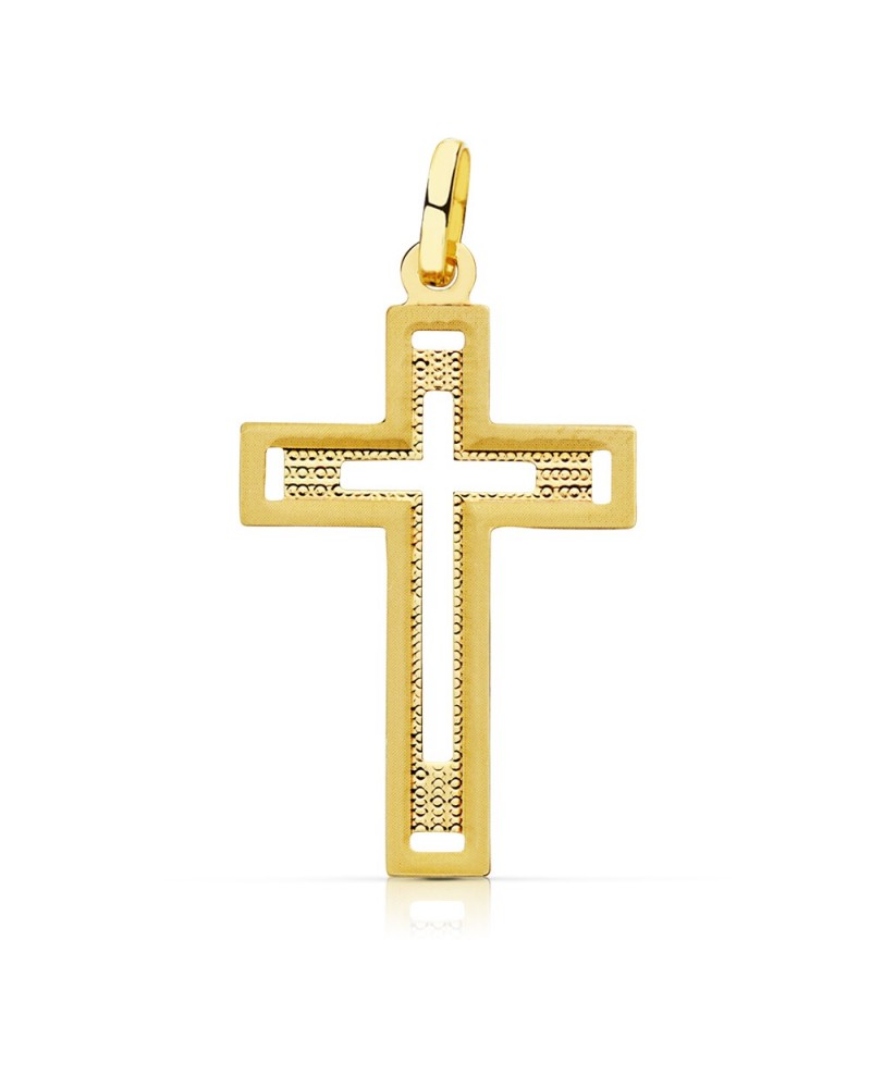 Cruz de oro de 18k PM-16951