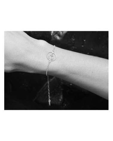 PULSERA PLATA ANCLA 