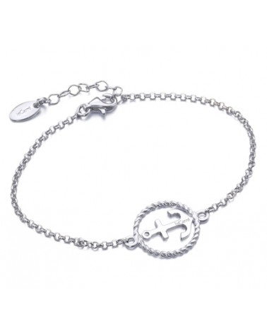 PULSERA PLATA ANCLA 