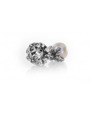 JOYERIA ONLINE ABALORIO PANDORA COLGANTE FLOR Y PERLA PEARL 790858P