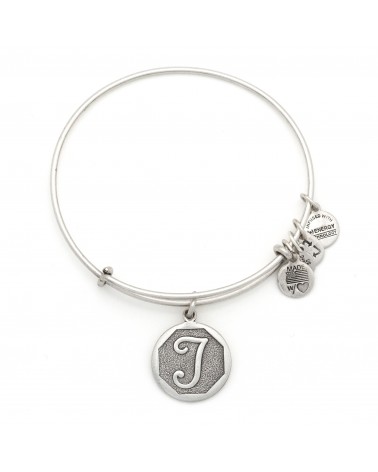 PULSERA ALEX AND ANI LETRA T NEW BLANCA ENVEJECIDA A13EB14TS