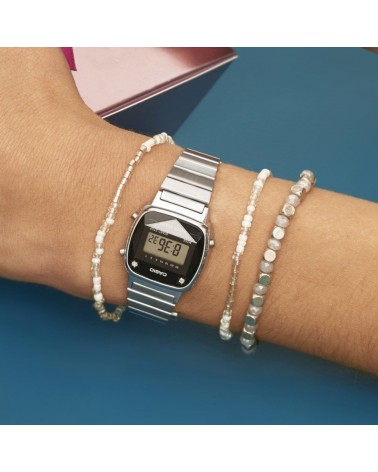 RELOJ CASIO VINTAGE DIAMANTES LA670WEAD-1EF - foto 2