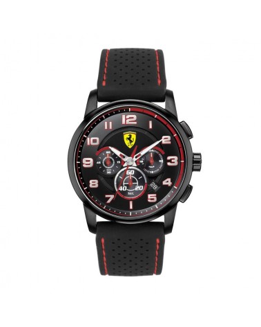 RELOJ FERRARI HERITAGE NEGRO Y ROJO 0830063