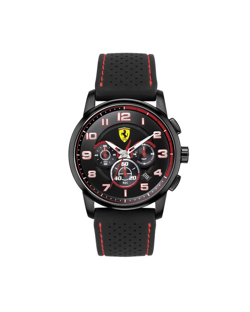 RELOJ FERRARI HERITAGE NEGRO Y ROJO 0830063