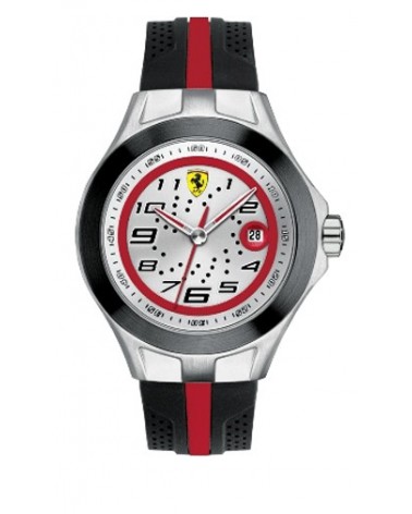 RELOJ FERRARI RACE DAY NEGRO Y PLATEADO 0830021