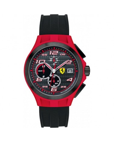 RELOJ FERRARI LAP TIME NEGRO Y ROJO 0830017