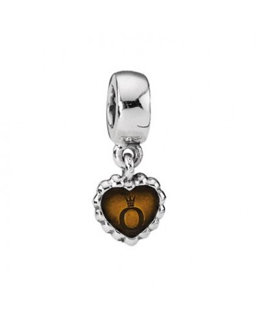 ABALORIO PANDORA COLGANTE CORAZON CHAMPAGNE 790471EN10