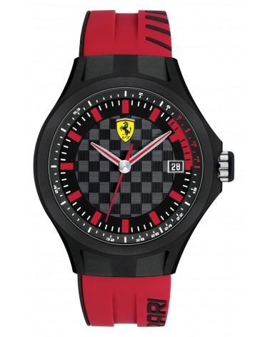 RELOJ FERRARI PIT CREW ROJO NEW 083128