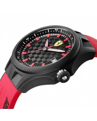 RELOJ FERRARI PIT CREW ROJO NEW 083128