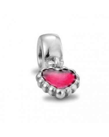 JOYERIA ONLINE ABALORIO PANDORA COLGANTE CORAZON ROJO LISO 790471EN07