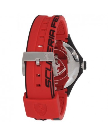 RELOJ FERRARI PIT CREW ROJO NEW 083128