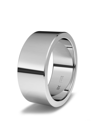 Alianzas de plata anchas cheap