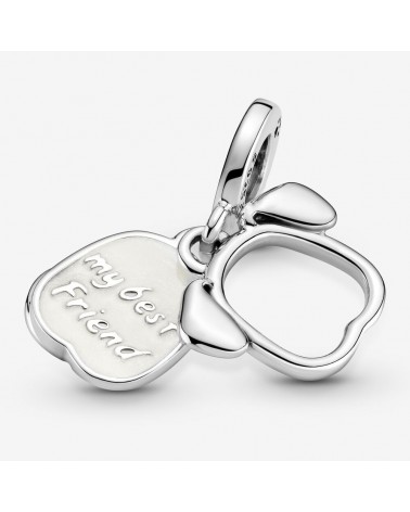 Charm Pandora colgante doble Mi perro mascota My best friend 799327C01