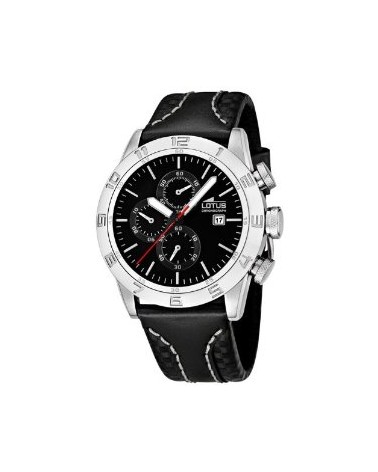 RELOJ LOTUS NEGRO CALENDARIO Y CRONO 15825/6