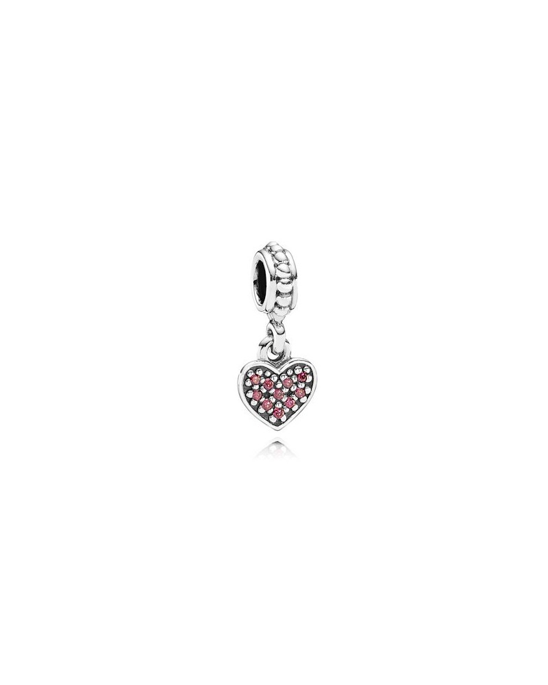 ABALORIO PANDORA COLGANTE CORAZON ROJO RED HEART 791023CZR