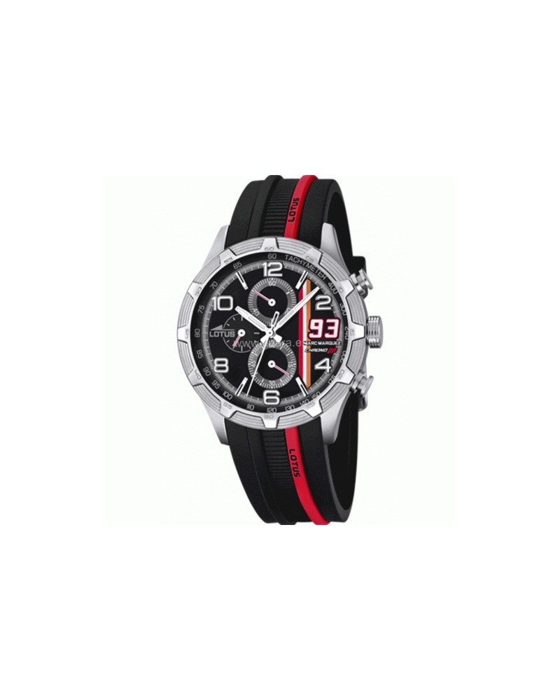 RELOJ LOTUS MARC MARQUEZ NEGRO 15881/6