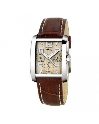 RELOJ LOTUS CUADRADO MARRON 15387/3