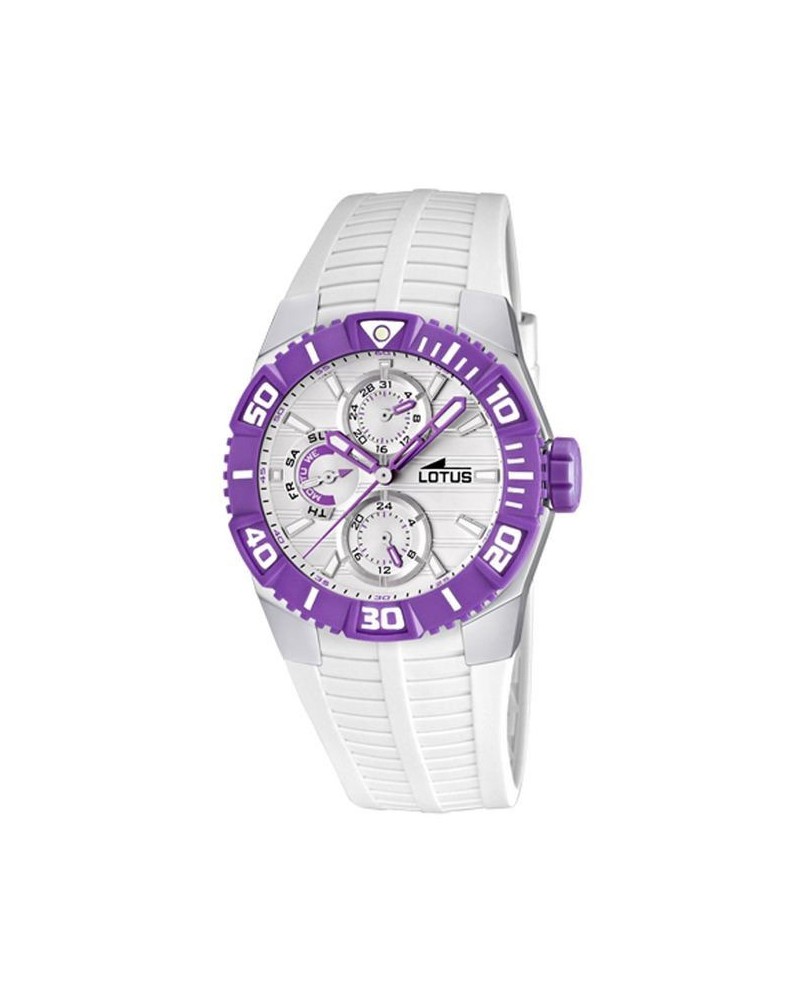 RELOJ LOTUS MUJER BLANCO Y MORADO 15779/5