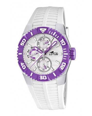 RELOJ LOTUS MUJER BLANCO Y MORADO 15779/5