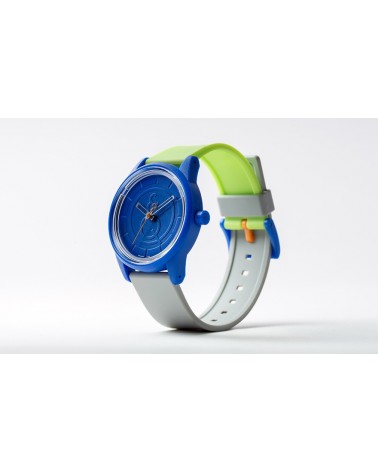 RELOJ SOLAR Q&Q AZUL VERDE Y AZUL RP00J008