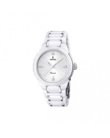 RELOJ FESTINA CERAMICA MUJER BLANCO F16698/1