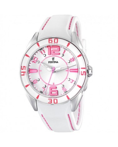 RELOJ FESTINA MUJER BLANCO Y ROSA F16492/3