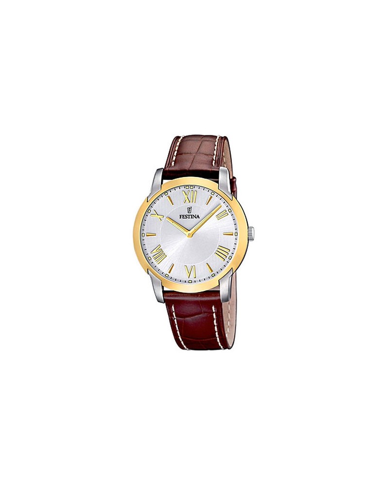 RELOJ FESTINA CLASICO CABALLERO CORREA MARRON F16508/5
