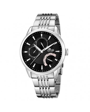 RELOJ LOTUS 3 ESFERAS NEGRO 15973/4