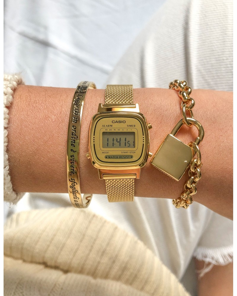 RELOJ CASIO DORADO MUJER