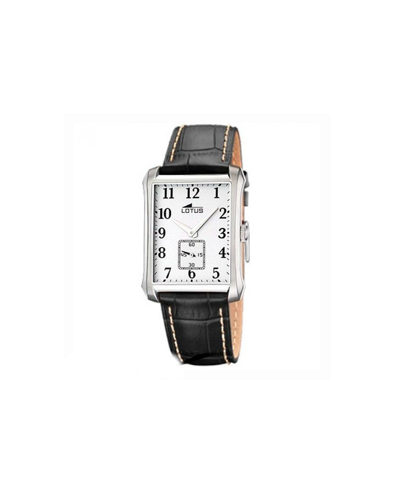 RELOJ LOTUS NEGRO RECTANGULAR BLANCO Y NEGRO 15628/1