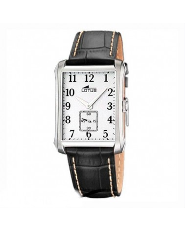 RELOJ LOTUS NEGRO RECTANGULAR BLANCO Y NEGRO 15628/1