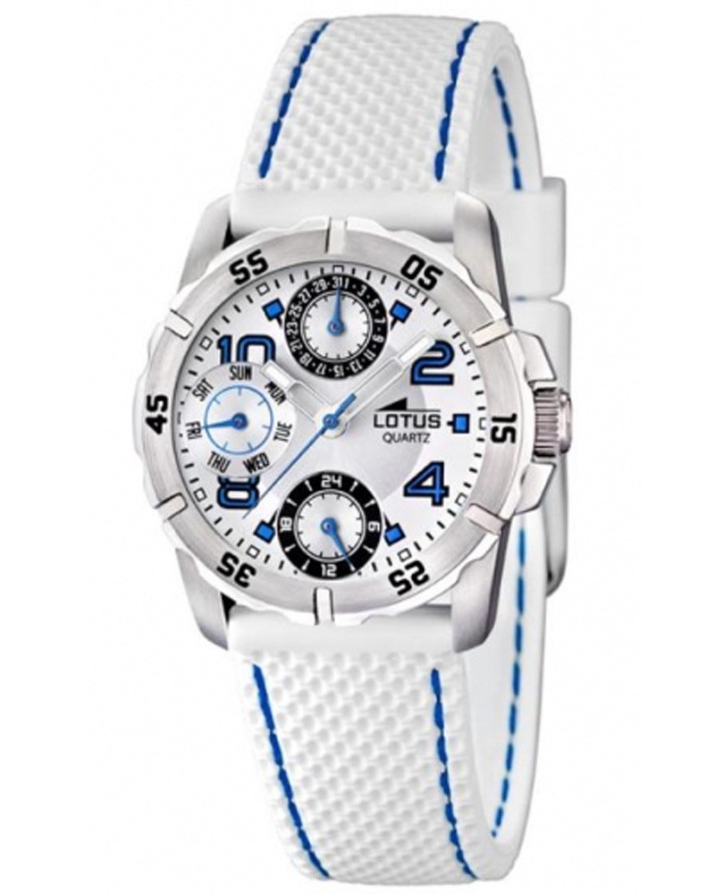 RELOJ LOTUS PEQUEÑO CORREA BLANCA 15705/1