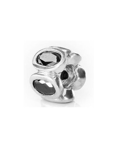 CHARM PANDORA  OVALADO NEGRO BLACK OVAL POD 790311CZK