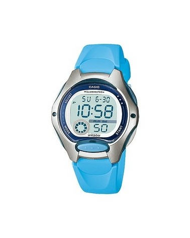 RELOJ CASIO PEQUEÑO AZUL CIELO DIGITAL 