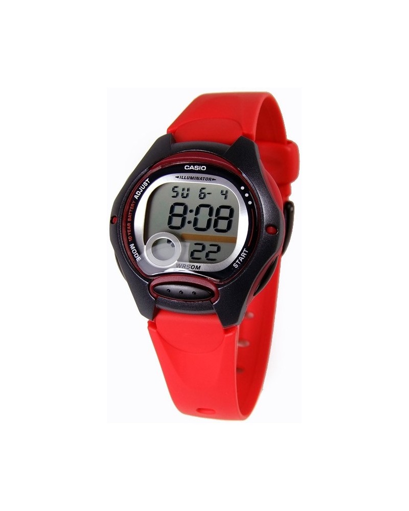 RELOJ CASIO ROJA PEQUEÑO DIGITAL