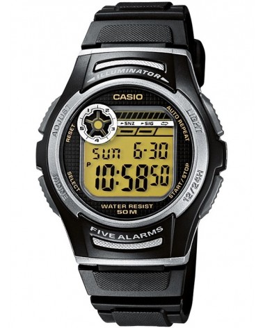 RELOJ CASIO MEDIANO NEGRO DIGITAL AW-82.2A