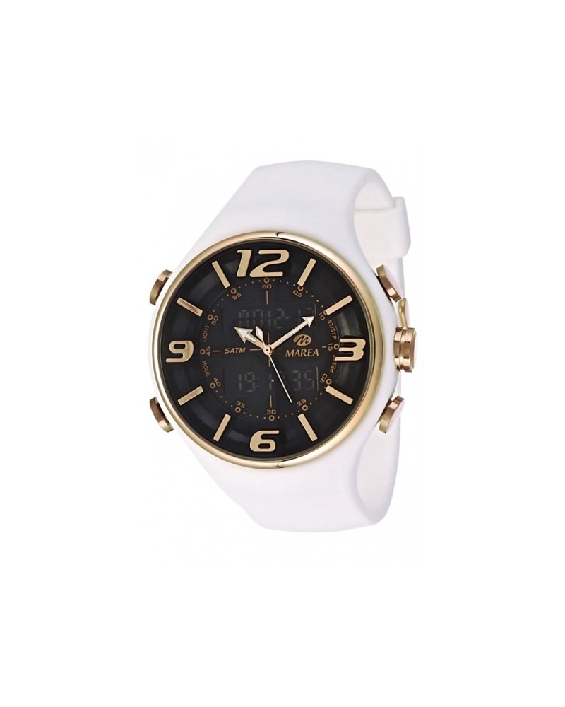 RELOJ MAREA BLANCO GRANDE ANALOGICO Y DIGITAL B35214/3