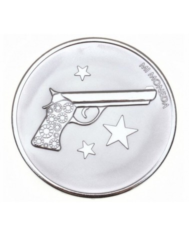 MI MONEDA MEDIANA PISTOLA RIHANA MON-AIM-01-M