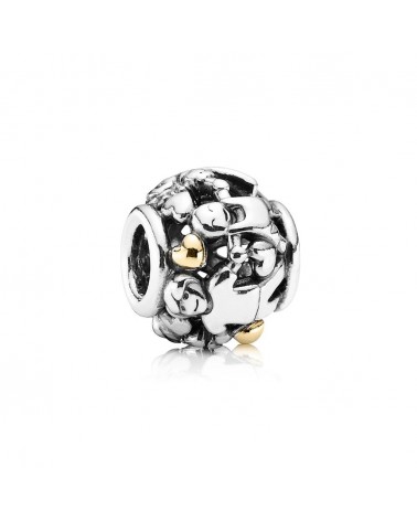 Abalorio Pandora Familia Oro Family con símbolo de unión 791040