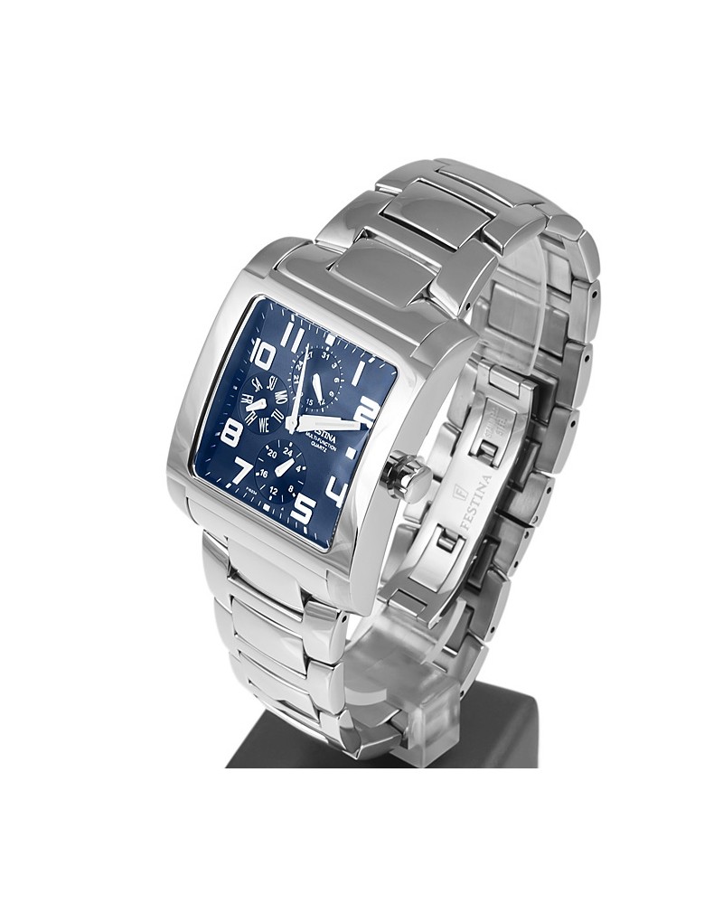 ajuste Confusión pegar RELOJ FESTINA HOMBRE CUADRADO AZUL F16234/E