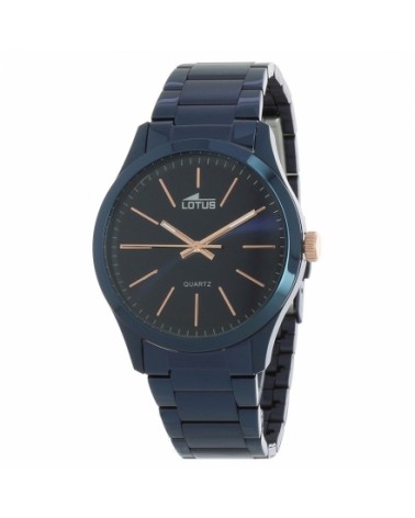 RELOJ LOTUS AZUL METALIZADO18163/2