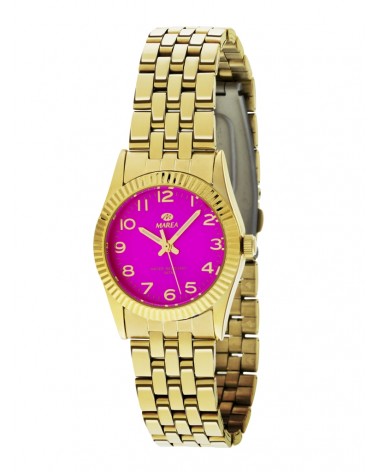 RELOJ MAREA DORADO Y ROSA B21157/4