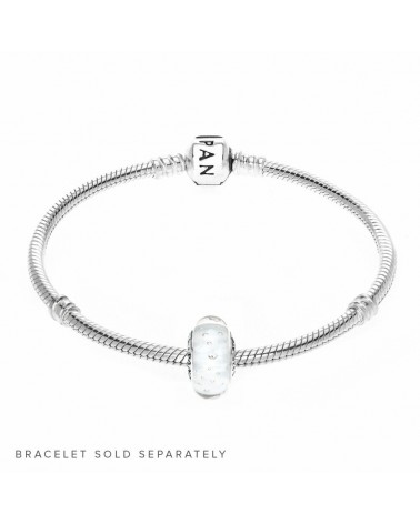 ABALORIO CHARM PANDORA MURANO CRISTAL BLANCO 791617CZ