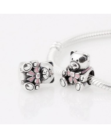 ABALORIO CHARM PANDORA OSITO ROSA 791124EN24