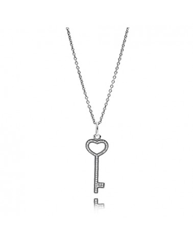 COLGANTE LLAVE PANDORA CON CADENA 390369CZ-90