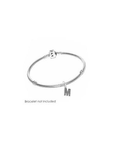 ABALORIO CHARM PANDORA LETRA M 791325CZ