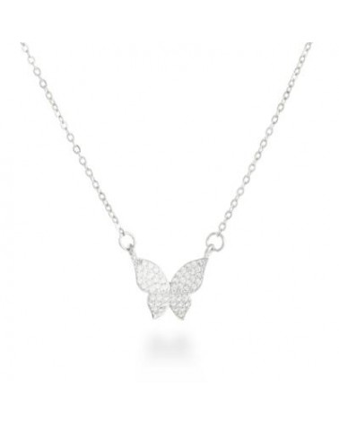 COLGANTE LUXENTER MARIPOSA PLATA PV01400