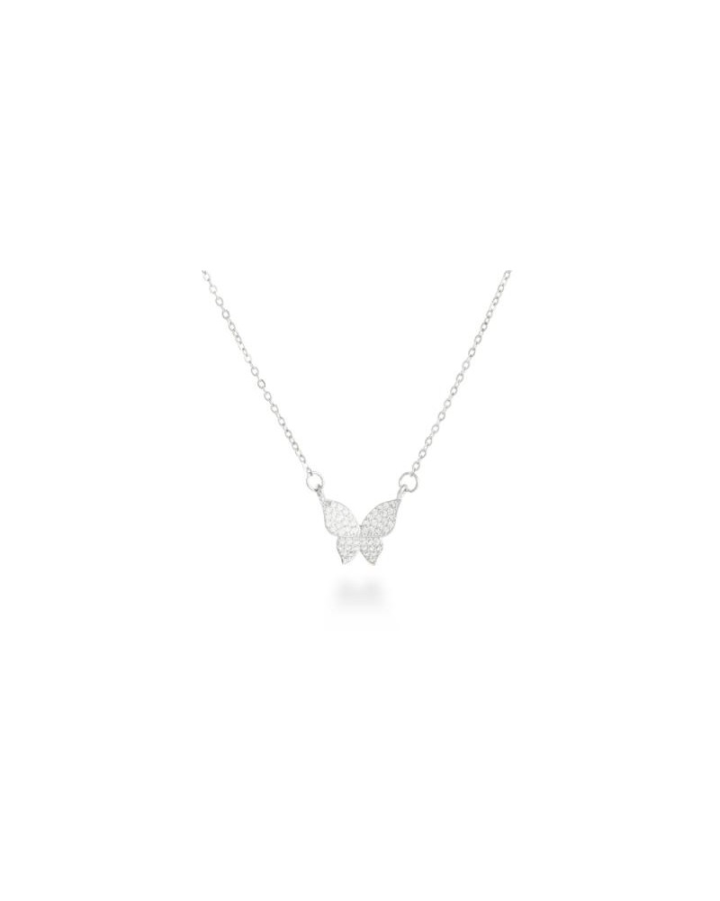 COLGANTE LUXENTER MARIPOSA PLATA PV01400