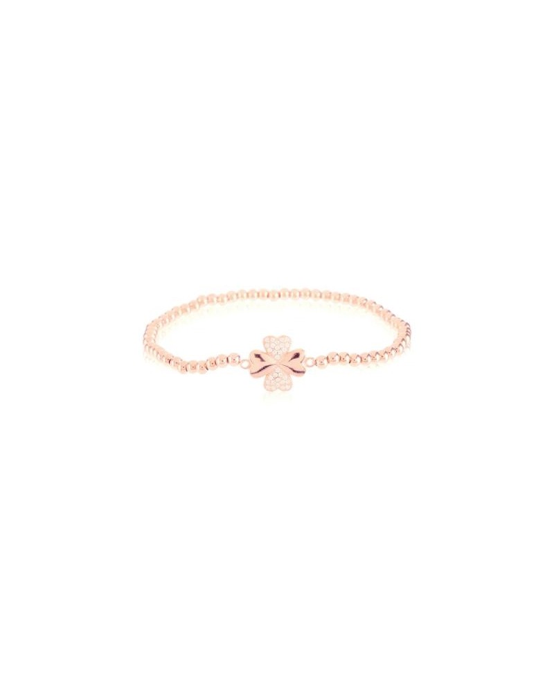 PULSERA LUXENTER TREBOL ROSA BH008R00