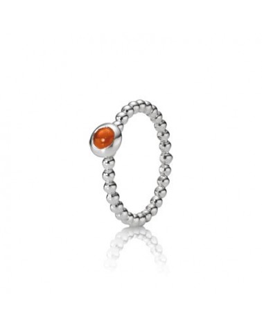 ANILLO PLATA CON CORNALINA PANDORA 190610K